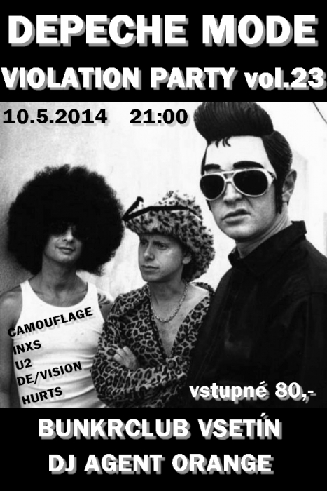 Plakát: Depeche Mode Violation party vol.11