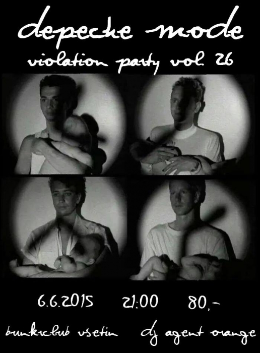 Plakát: Depeche Mode Violation party vol.26 Vsetin