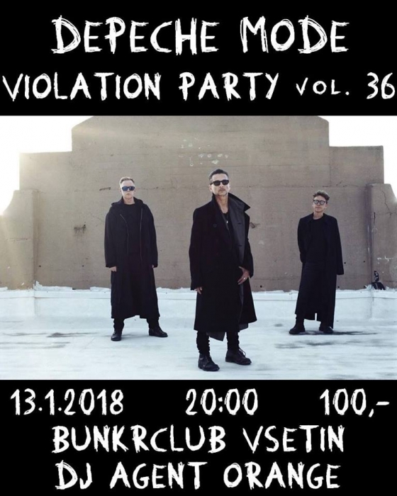 Plakát: Depeche Mode Violation party vol.36