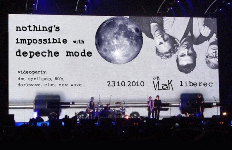 Plakát: “Nothing’s Impossible with Depeche Mode” party