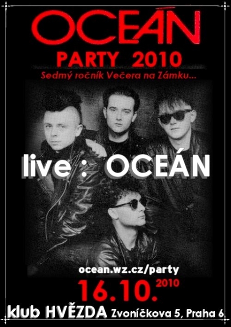 Plakát: OCEÁN PARTY 2010