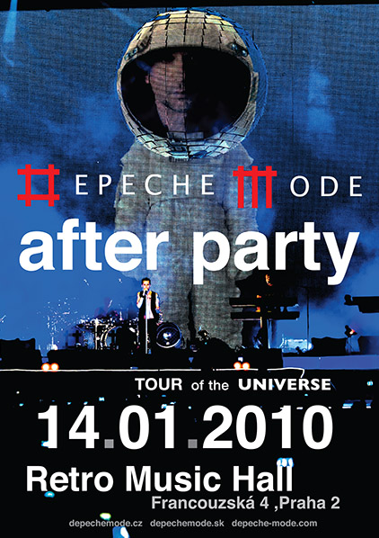 Plakát: Tour Of The Universe 2010 Official After Party