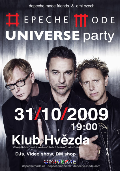 Plakát: Depeche Mode Friends Universe Party