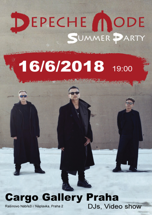 Plakát: Depeche mode Summer Party Praha