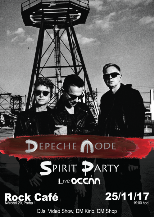 Plakát: Depeche mode Spirit party