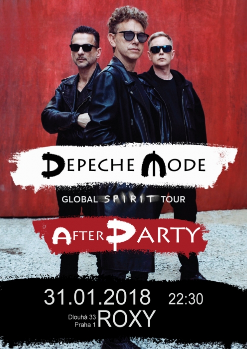 Plakát: Depeche Mode Global Spirit Tour - Official After Party Praha 31.1.2018