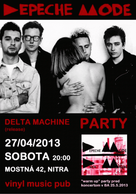 Plakát: Depeche Mode Party  Nitra