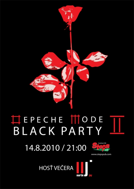Plakát: Depeche Mode Black Party  2
