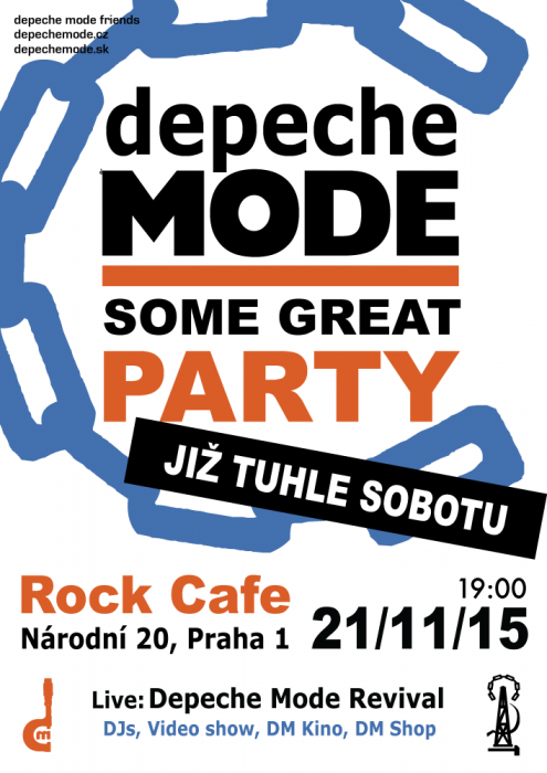 Plakát: Depeche Mode Some Great Party Praha