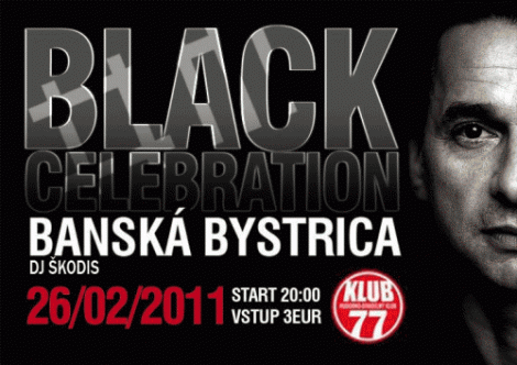 Plakát: DM Party “Black celebration”