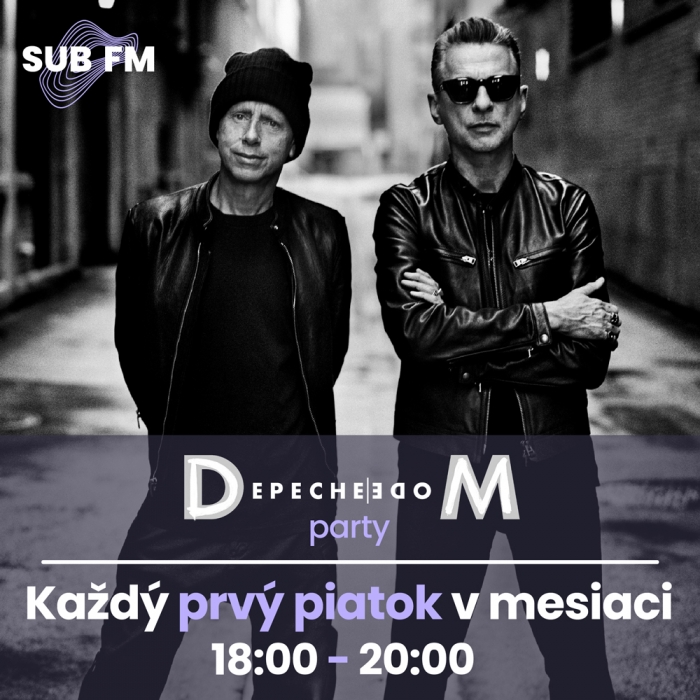 Plakát: SUB FM Depeche Mode Party (vitruální), 01.09.2023